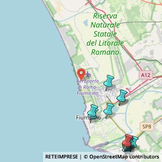 Mappa Via delle Palme, 00054 Focene RM, Italia (7.29385)