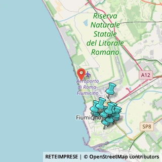 Mappa Via delle Palme, 00054 Fiumicino RM, Italia (5.13091)