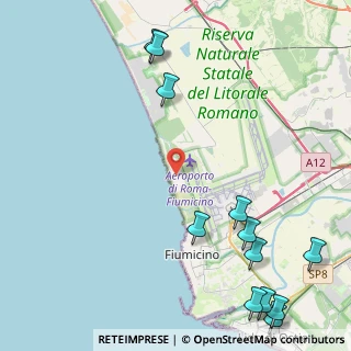 Mappa Via delle Palme, 00054 Focene RM, Italia (6.64333)