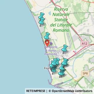 Mappa Via delle Palme, 00054 Fiumicino RM, Italia (4.70071)
