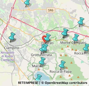 Mappa Via Santa Maria Ausiliatrice, 00044 Frascati RM, Italia (4.99643)