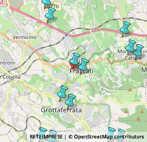 Mappa Via San Domenico Savio, 00044 Frascati RM, Italia (3.06615)