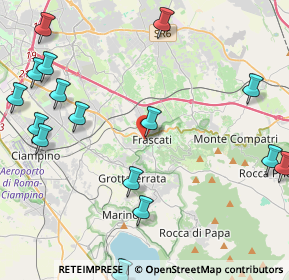 Mappa Via San Domenico Savio, 00044 Frascati RM, Italia (6.01)