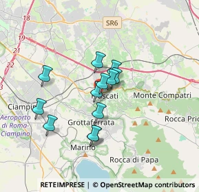 Mappa Via San Domenico Savio, 00044 Frascati RM, Italia (2.75833)