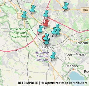 Mappa Via Umberto Giordano, 00043 Ciampino RM, Italia (3.2)