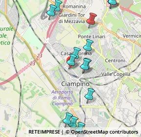 Mappa Via Umberto Giordano, 00043 Ciampino RM, Italia (2.425)