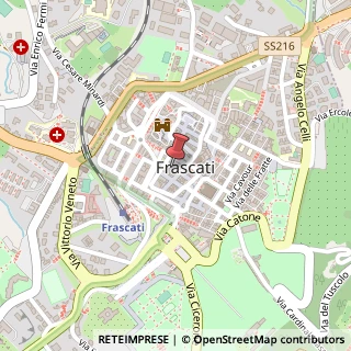 Mappa Via Bezzecca, 38, 00044 Frascati, Roma (Lazio)