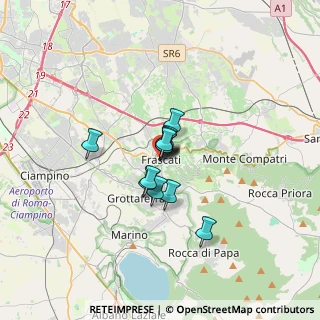 Mappa Piazza Monte Grappa, 00044 Frascati RM, Italia (1.815)