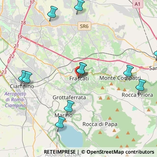 Mappa Via Del Merli, 00044 Frascati RM, Italia (5.55)