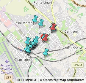 Mappa Via Francesco Nigrò, 00043 Ciampino RM, Italia (0.6705)