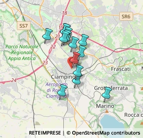Mappa Via Francesco Nigrò, 00043 Ciampino RM, Italia (2.77286)
