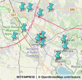 Mappa Via Francesco Nigrò, 00043 Ciampino RM, Italia (4.25462)