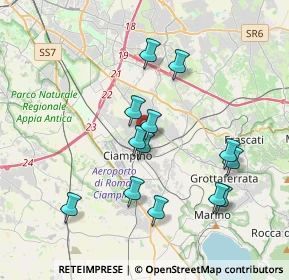 Mappa Via Francesco Nigrò, 00043 Ciampino RM, Italia (3.74692)