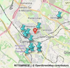 Mappa Via Francesco Nigrò, 00043 Ciampino RM, Italia (1.78833)