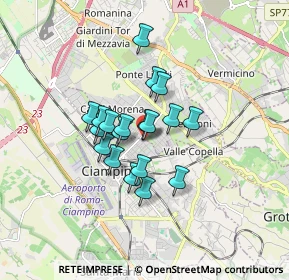 Mappa Via Francesco Nigrò, 00043 Ciampino RM, Italia (1.23947)