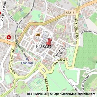Mappa Piazza del Ges?, 2, 00044 Frascati RM, Italia, 00044 Frascati, Roma (Lazio)