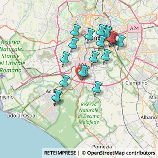Mappa Via Padre Alberto Grammatico, 00144 Roma RM, Italia (7.3625)