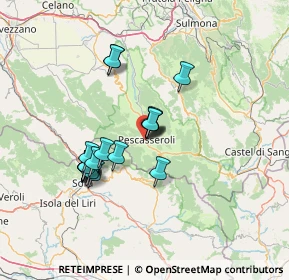 Mappa Parco nazionale d'Abruzzo, 67032 Pescasseroli AQ, Italia (12.4765)