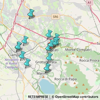 Mappa Piazza capocrece, 00044 Frascati RM, Italia (3.69)