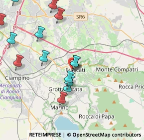 Mappa Piazza capocrece, 00044 Frascati RM, Italia (4.77857)