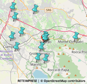 Mappa Piazza capocrece, 00044 Frascati RM, Italia (4.15077)