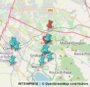 Mappa Piazza capocrece, 00044 Frascati RM, Italia (3.67364)