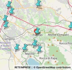 Mappa Piazza capocrece, 00044 Frascati RM, Italia (6.11)