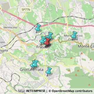 Mappa Via Luigi Canina, 00044 Frascati RM, Italia (1.21833)