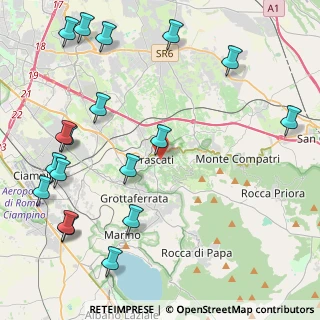 Mappa Via Luigi Canina, 00044 Frascati RM, Italia (6.005)