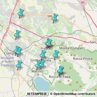 Mappa Via Luigi Canina, 00044 Frascati RM, Italia (4.58786)