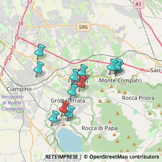Mappa Via Ercole Consalvi, 00044 Frascati RM, Italia (3.50833)