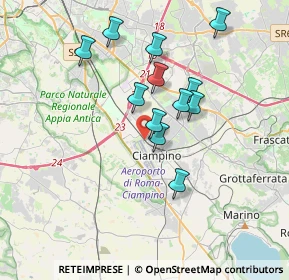 Mappa Via Appia Diramazione a, 00043 Ciampino RM, Italia (3.29917)