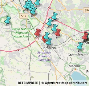 Mappa Via Appia Diramazione a, 00043 Ciampino RM, Italia (5.1005)