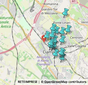 Mappa Via Appia Diramazione a, 00043 Ciampino RM, Italia (1.45588)