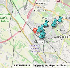Mappa Via Appia Diramazione a, 00043 Ciampino RM, Italia (1.45727)
