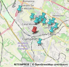 Mappa Largo Enrico Fermi, 00043 Ciampino RM, Italia (1.55933)