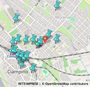 Mappa Via Onofria Pellicceri, 00043 Ciampino RM, Italia (0.569)