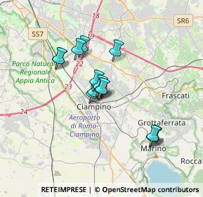 Mappa Largo Enrico Fermi, 00043 Ciampino RM, Italia (2.85214)