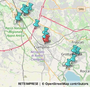 Mappa Via Onofria Pellicceri, 00043 Ciampino RM, Italia (4.82857)