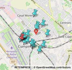 Mappa Via Onofria Pellicceri, 00043 Ciampino RM, Italia (0.775)