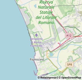 Mappa 00054 Fiumicino RM, Italia (3.766)