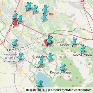 Mappa Via Candido Galli, 00044 Frascati RM, Italia (5.629)