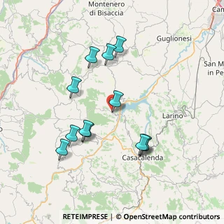 Mappa SP73b, 86030 Guardialfiera CB, Italia (7.655)