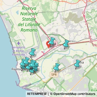 Mappa Via Lucio Battisti 12 - C, 00054 Fiumicino RM, Italia (5.00214)