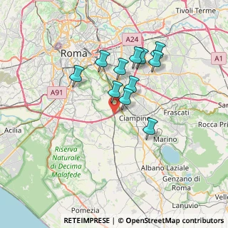 Mappa E80, 00134 Roma RM, Italia (6.18)