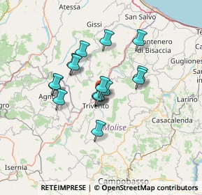 Mappa Contrada Vivara, 86029 Trivento CB, Italia (10.5875)