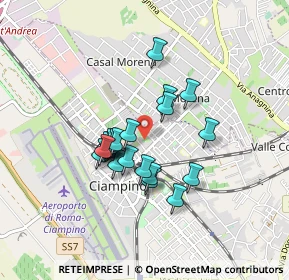 Mappa Via Francesco Petrarca, 00043 Ciampino RM, Italia (0.7005)