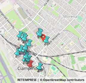 Mappa Via Francesco Petrarca, 00043 Ciampino RM, Italia (0.5485)