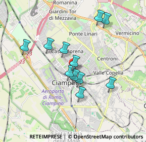 Mappa Via Francesco Petrarca, 00043 Ciampino RM, Italia (1.64636)