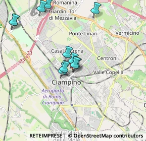 Mappa Via Francesco Petrarca, 00043 Ciampino RM, Italia (1.94091)